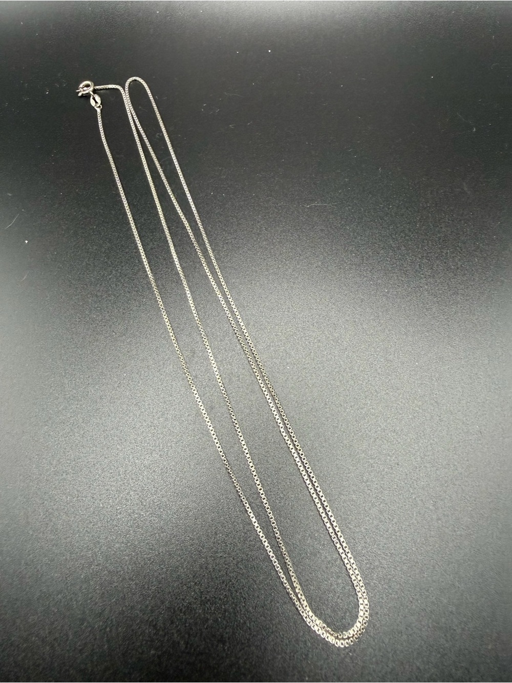 3.96g - 30” - Sterling Silver Box Chain Necklace